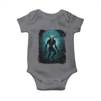 Wendigo Monster Skinwalker Mythical Cryptid Dark Forest Baby Onesie - Wonder Print Shop
