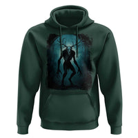 Wendigo Monster Skinwalker Mythical Cryptid Dark Forest Hoodie - Wonder Print Shop