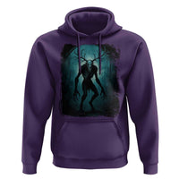 Wendigo Monster Skinwalker Mythical Cryptid Dark Forest Hoodie - Wonder Print Shop