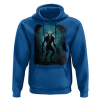 Wendigo Monster Skinwalker Mythical Cryptid Dark Forest Hoodie - Wonder Print Shop