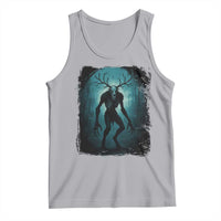 Wendigo Monster Skinwalker Mythical Cryptid Dark Forest Tank Top - Wonder Print Shop
