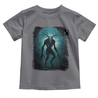 Wendigo Monster Skinwalker Mythical Cryptid Dark Forest Toddler T Shirt - Wonder Print Shop