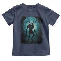 Wendigo Monster Skinwalker Mythical Cryptid Dark Forest Toddler T Shirt - Wonder Print Shop