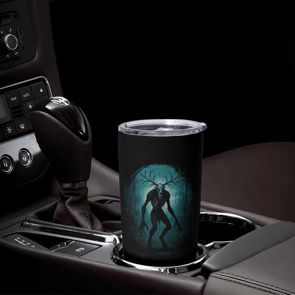 Wendigo Monster Skinwalker Mythical Cryptid Dark Forest Tumbler Cup - Wonder Print Shop