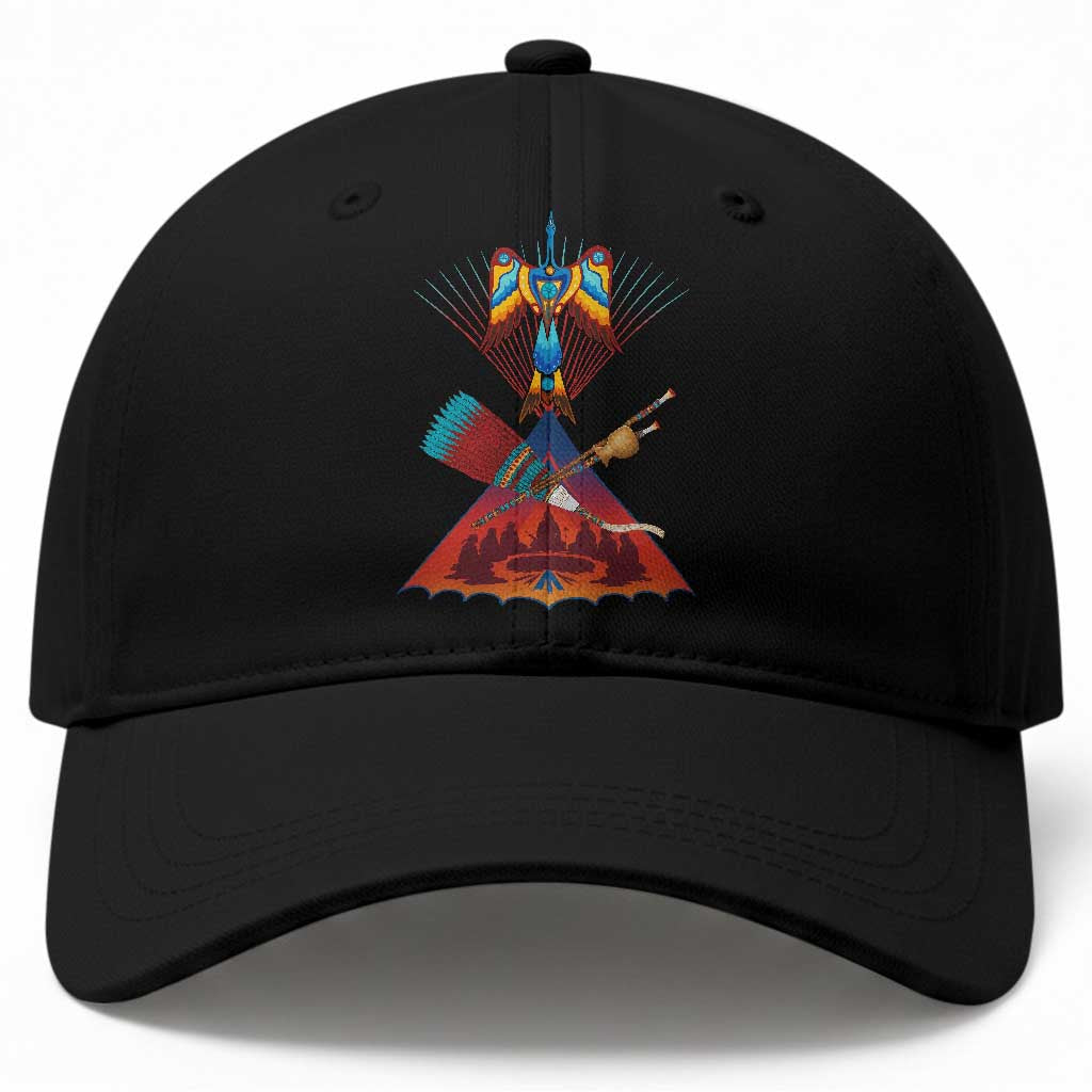 Native American Indigenous Heritage Peyote Water Bird Baseball Cap