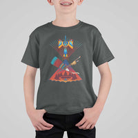 Native American Indigenous Heritage Peyote Water Bird T Shirt For Kid - Wonder Print Shop