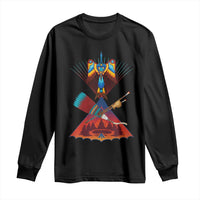 Native American Indigenous Heritage Peyote Water Bird Long Sleeve Shirt - Wonder Print Shop