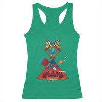 Native American Indigenous Heritage Peyote Water Bird Racerback Tank Top - Wonder Print Shop