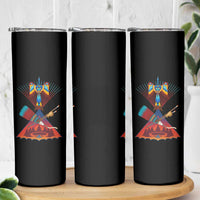 Native American Indigenous Heritage Peyote Water Bird Skinny Tumbler - Wonder Print Shop