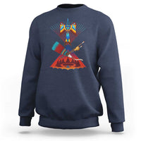 Native American Indigenous Heritage Peyote Water Bird Sweatshirt - Wonder Print Shop