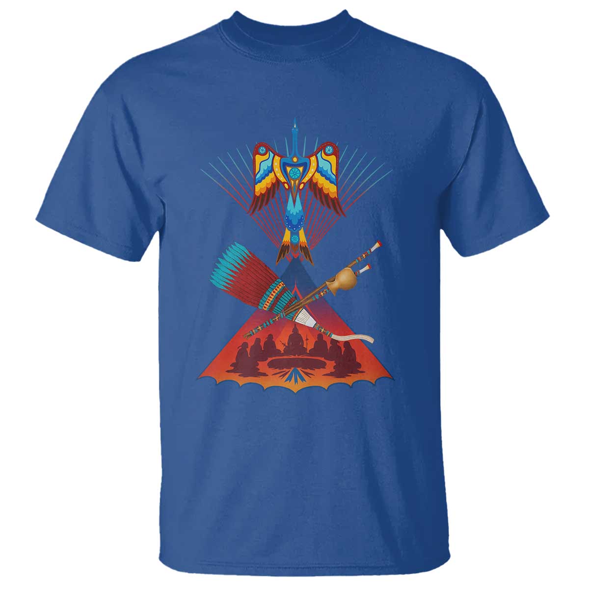 Native American Indigenous Heritage Peyote Water Bird T Shirt - Wonder Print Shop