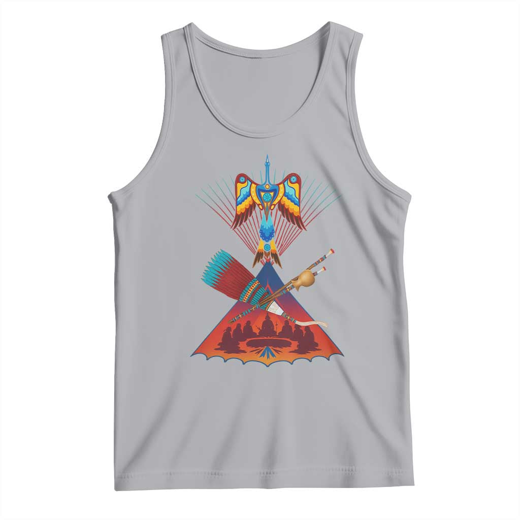 Native American Indigenous Heritage Peyote Water Bird Tank Top - Wonder Print Shop