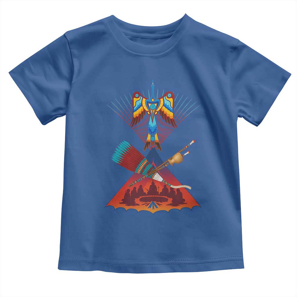 Native American Indigenous Heritage Peyote Water Bird Toddler T Shirt - Wonder Print Shop