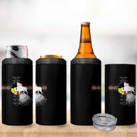 Native American White Buffalo 4 in 1 Can Cooler Tumbler Seven Sacred Grandfather Teachings - Wonder Print Shop