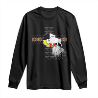 Native American White Buffalo Long Sleeve Shirt Seven Sacred Grandfather Teachings - Wonder Print Shop