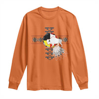 Native American White Buffalo Long Sleeve Shirt Seven Sacred Grandfather Teachings - Wonder Print Shop