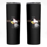 Native American White Buffalo Skinny Tumbler Seven Sacred Grandfather Teachings - Wonder Print Shop