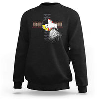 Native American White Buffalo Sweatshirt Seven Sacred Grandfather Teachings - Wonder Print Shop