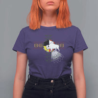 Native American White Buffalo T Shirt For Women Seven Sacred Grandfather Teachings - Wonder Print Shop