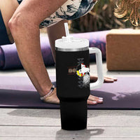 Native American White Buffalo Tumbler With Handle Seven Sacred Grandfather Teachings - Wonder Print Shop