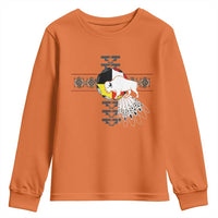 Native American White Buffalo Youth Sweatshirt Seven Sacred Grandfather Teachings - Wonder Print Shop