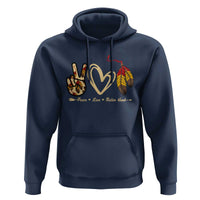 Peace Love Native Blood Hoodie Native American Feathers - Wonder Print Shop