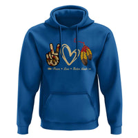Peace Love Native Blood Hoodie Native American Feathers - Wonder Print Shop