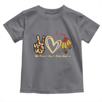 Peace Love Native Blood Toddler T Shirt Native American Feathers - Wonder Print Shop