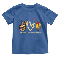 Peace Love Native Blood Toddler T Shirt Native American Feathers - Wonder Print Shop