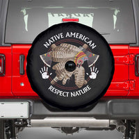 Native American Respect Nature Spare Tire Cover Indigenous Indian War Bonnet Tomahawks - Wonder Print Shop