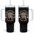 Native American Respect Nature Tumbler With Handle Indigenous Indian War Bonnet Tomahawks - Wonder Print Shop