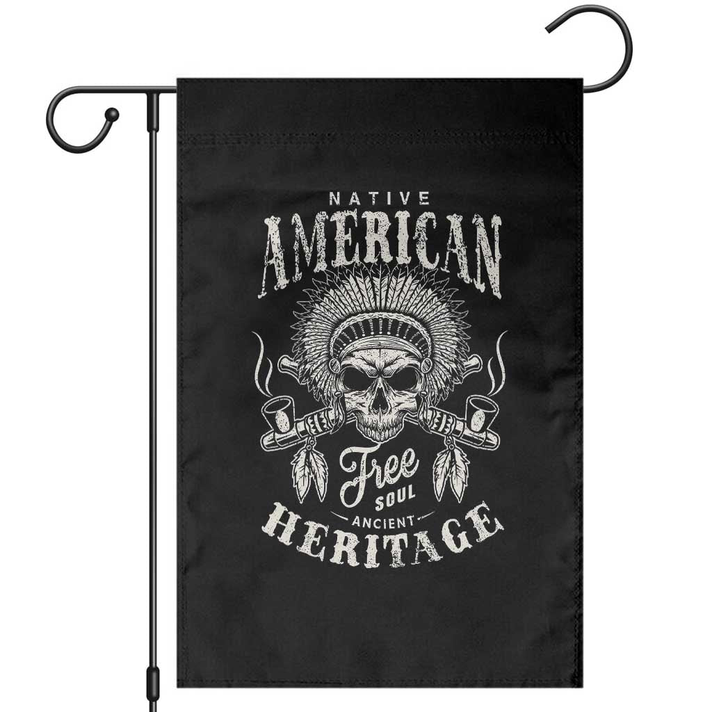 Native American Free Soul Ancient Heritage Garden Flag Vintage Indian American Chief - Wonder Print Shop