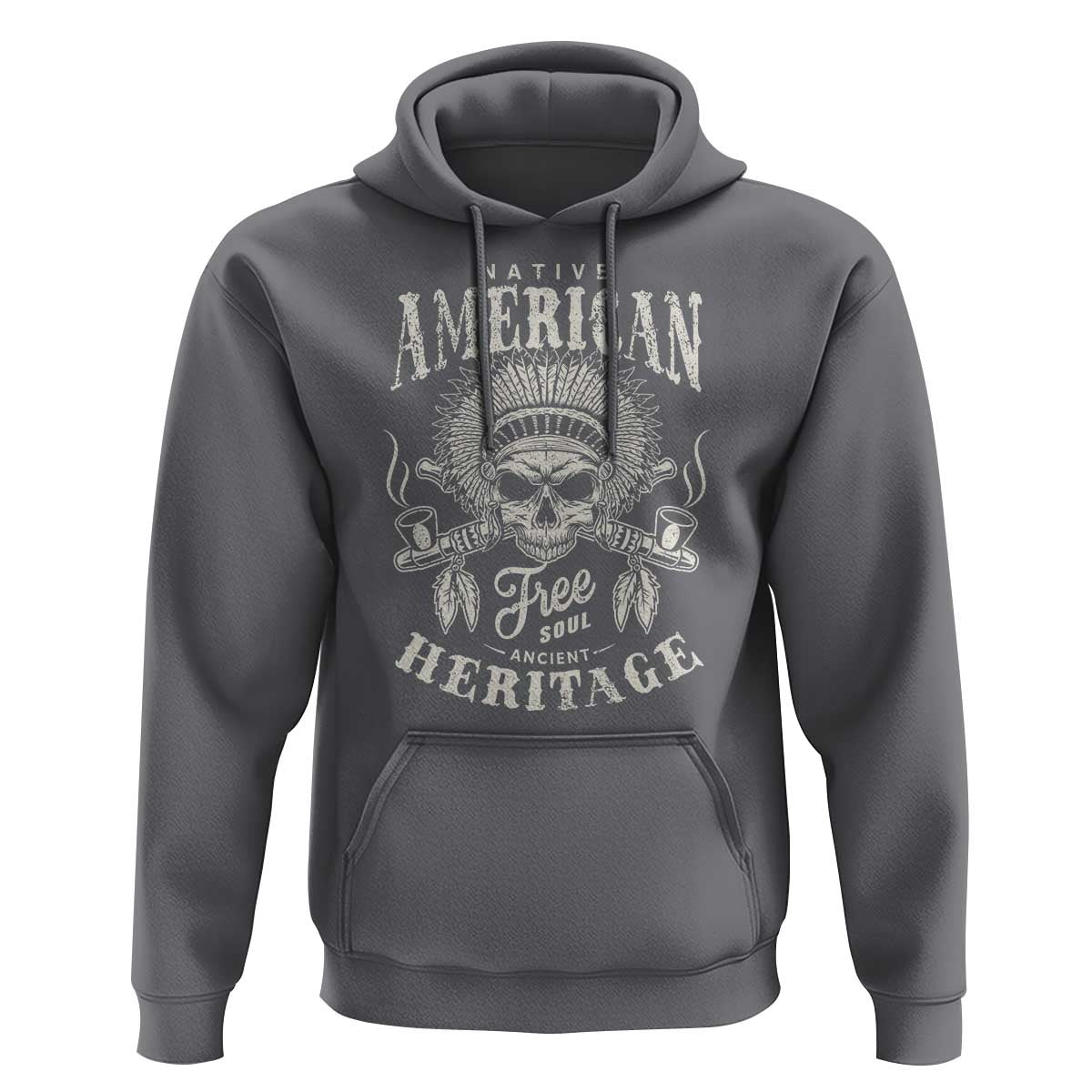 Native American Free Soul Ancient Heritage Hoodie Vintage Indian American Chief - Wonder Print Shop
