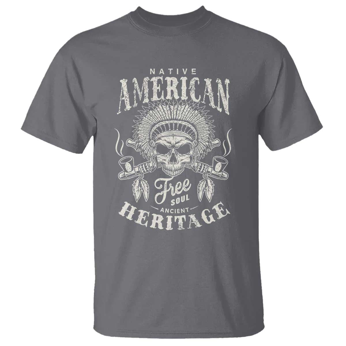 Native American Free Soul Ancient Heritage T Shirt Vintage Indian American Chief - Wonder Print Shop