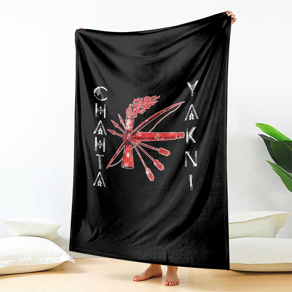 Chahta Yakni Tribe Throw Blanket Native American Indian Choctaw Nation Culture - Wonder Print Shop