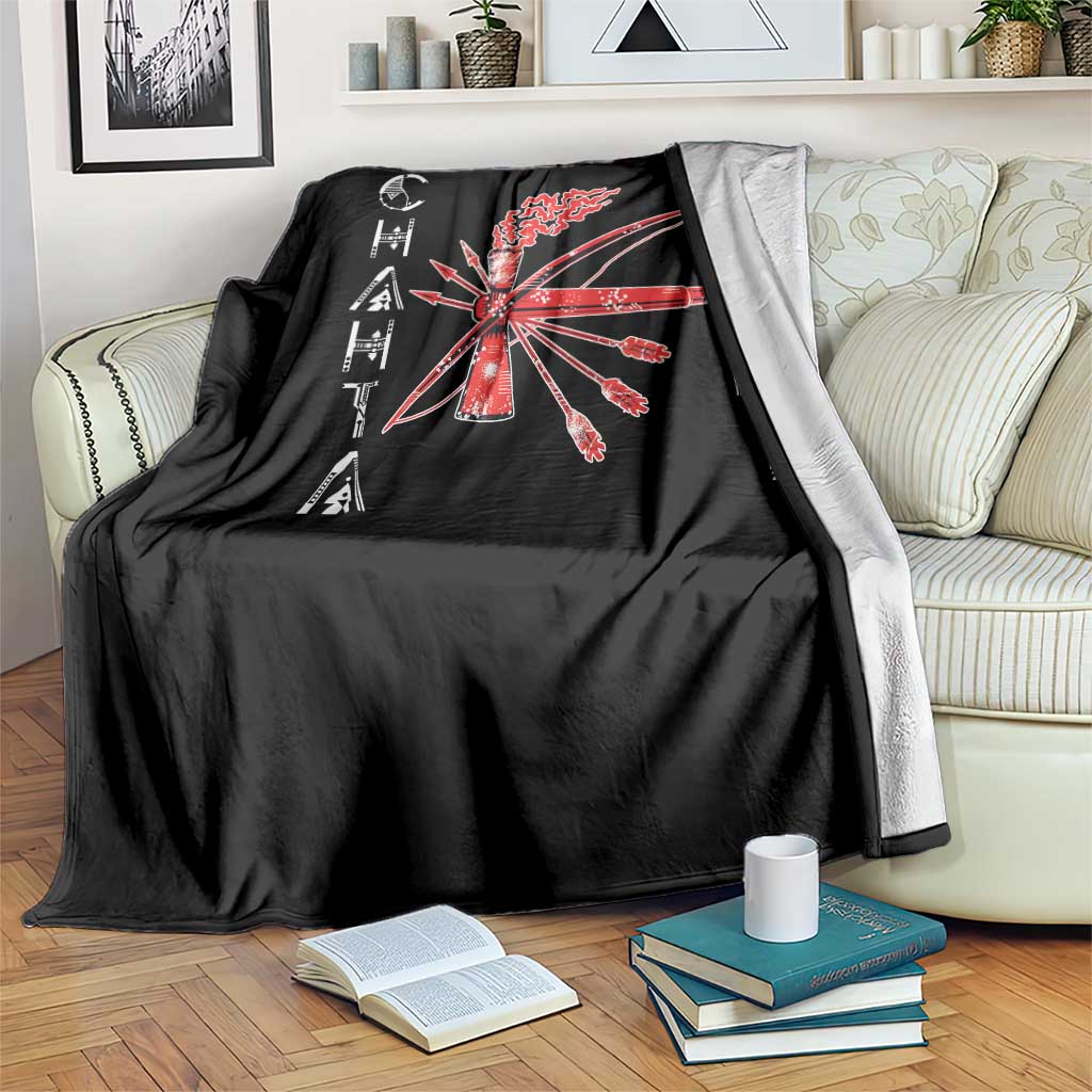 Chahta Yakni Tribe Throw Blanket Native American Indian Choctaw Nation Culture - Wonder Print Shop