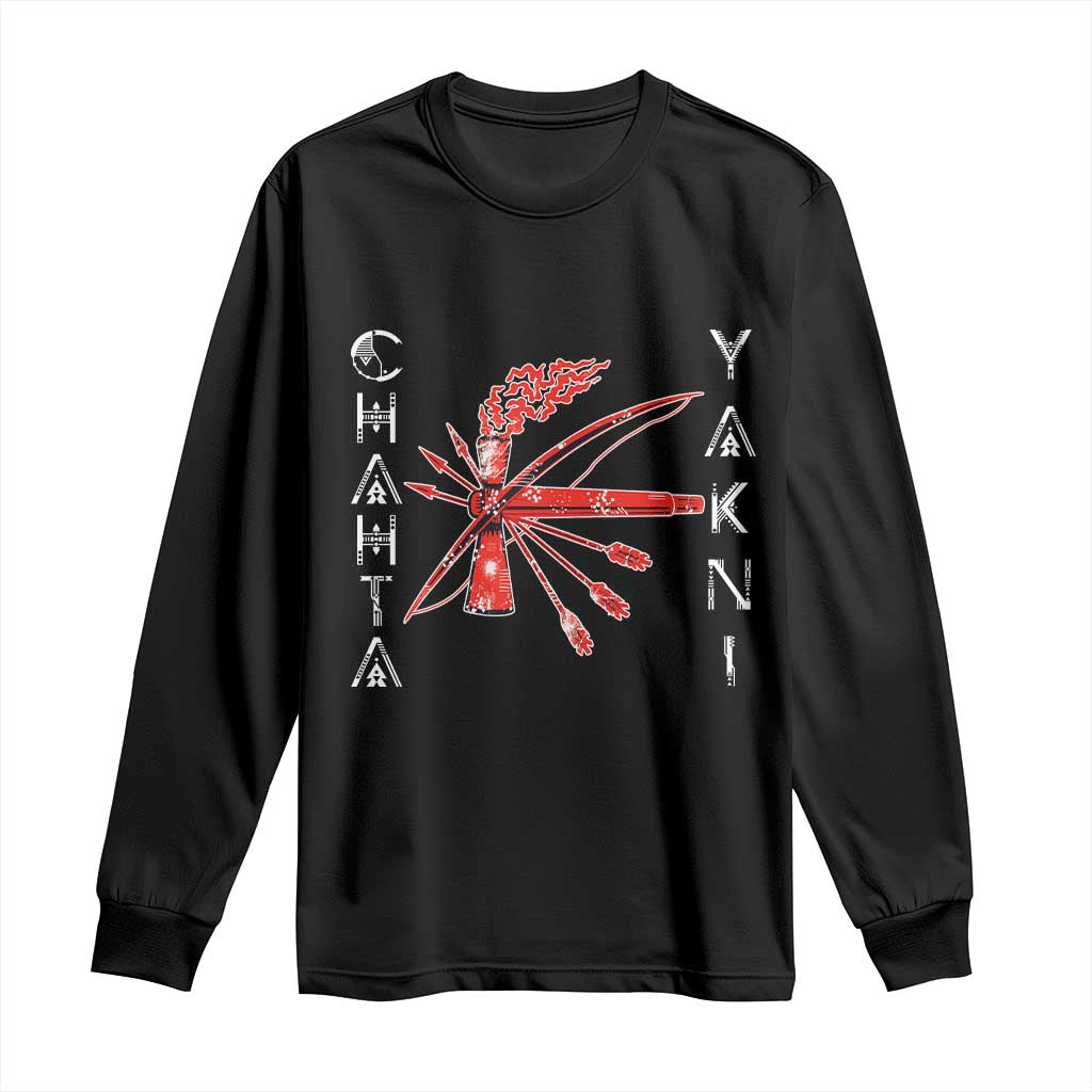 Chahta Yakni Tribe Long Sleeve Shirt Native American Indian Choctaw Nation Culture - Wonder Print Shop