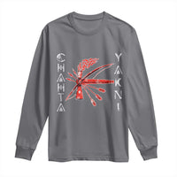 Chahta Yakni Tribe Long Sleeve Shirt Native American Indian Choctaw Nation Culture - Wonder Print Shop