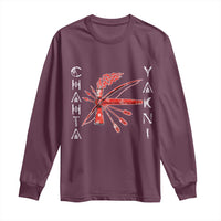 Chahta Yakni Tribe Long Sleeve Shirt Native American Indian Choctaw Nation Culture - Wonder Print Shop