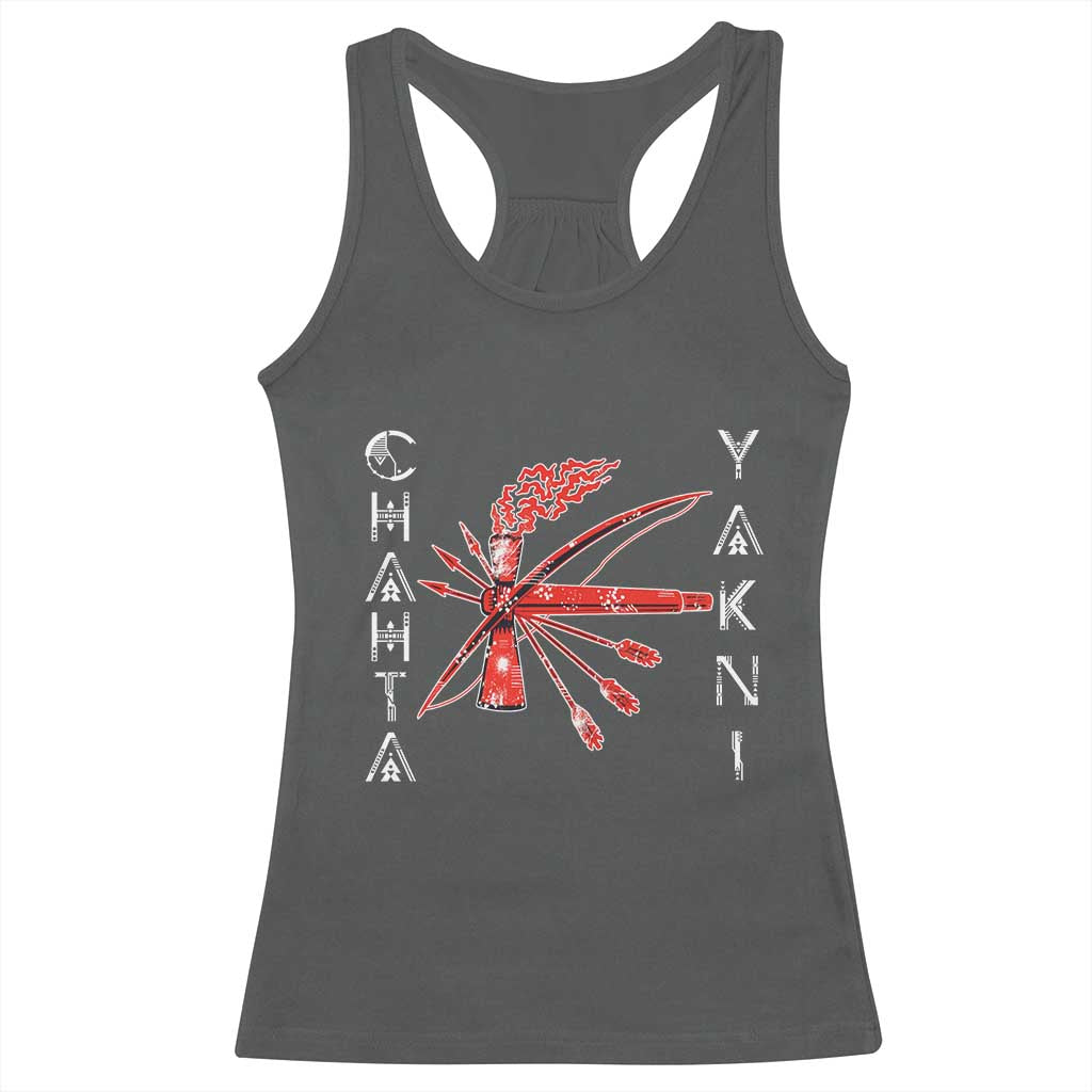 Chahta Yakni Tribe Racerback Tank Top Native American Indian Choctaw Nation Culture - Wonder Print Shop