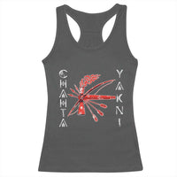 Chahta Yakni Tribe Racerback Tank Top Native American Indian Choctaw Nation Culture - Wonder Print Shop