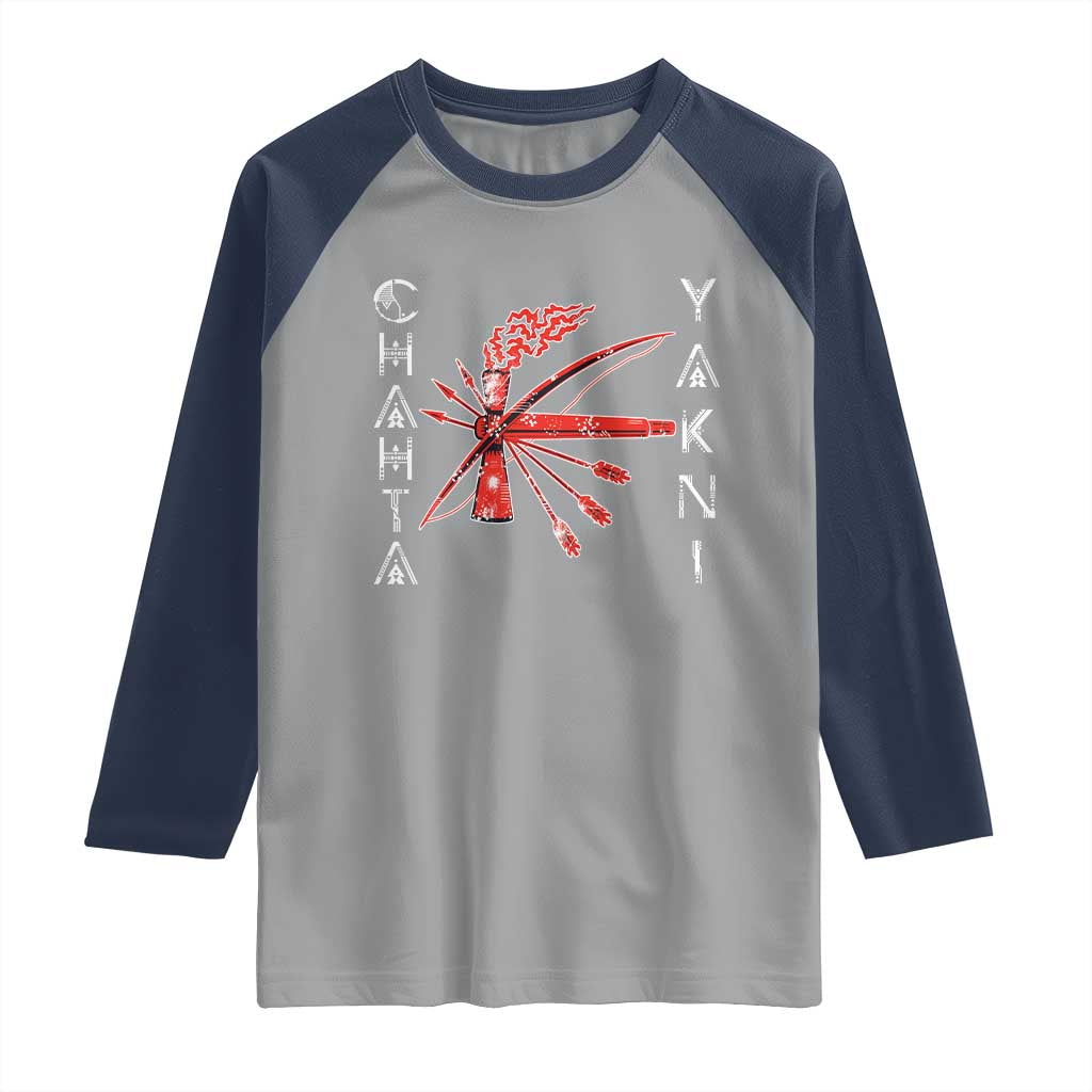 Chahta Yakni Tribe Raglan Shirt Native American Indian Choctaw Nation Culture - Wonder Print Shop