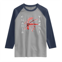 Chahta Yakni Tribe Raglan Shirt Native American Indian Choctaw Nation Culture - Wonder Print Shop