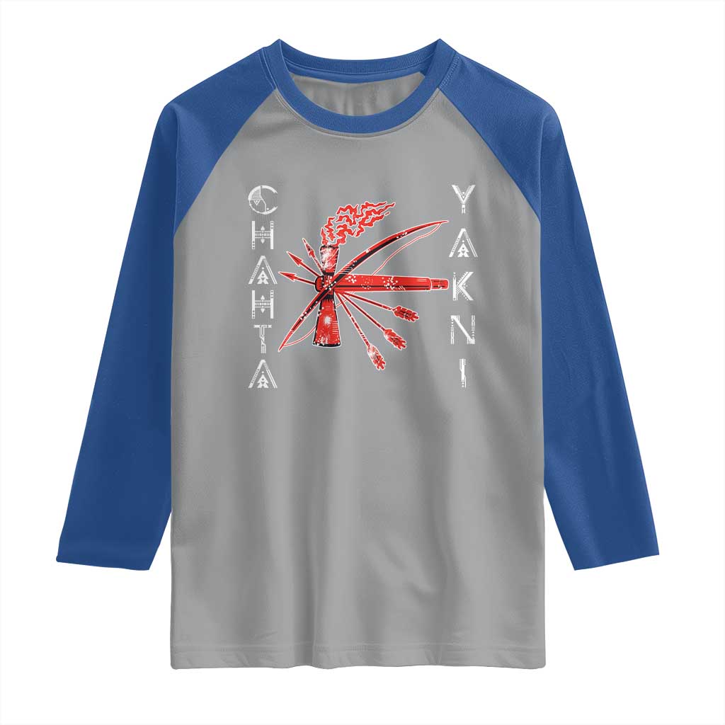 Chahta Yakni Tribe Raglan Shirt Native American Indian Choctaw Nation Culture - Wonder Print Shop