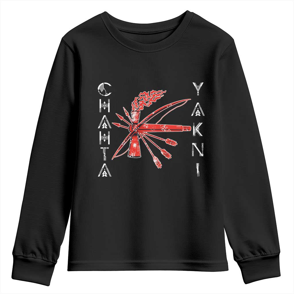 Chahta Yakni Tribe Youth Sweatshirt Native American Indian Choctaw Nation Culture - Wonder Print Shop