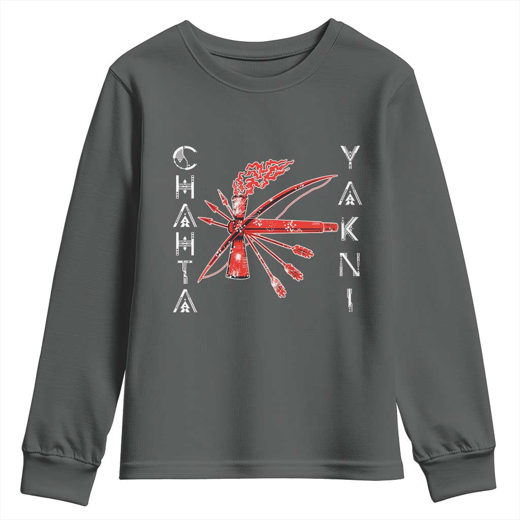Chahta Yakni Tribe Youth Sweatshirt Native American Indian Choctaw Nation Culture - Wonder Print Shop
