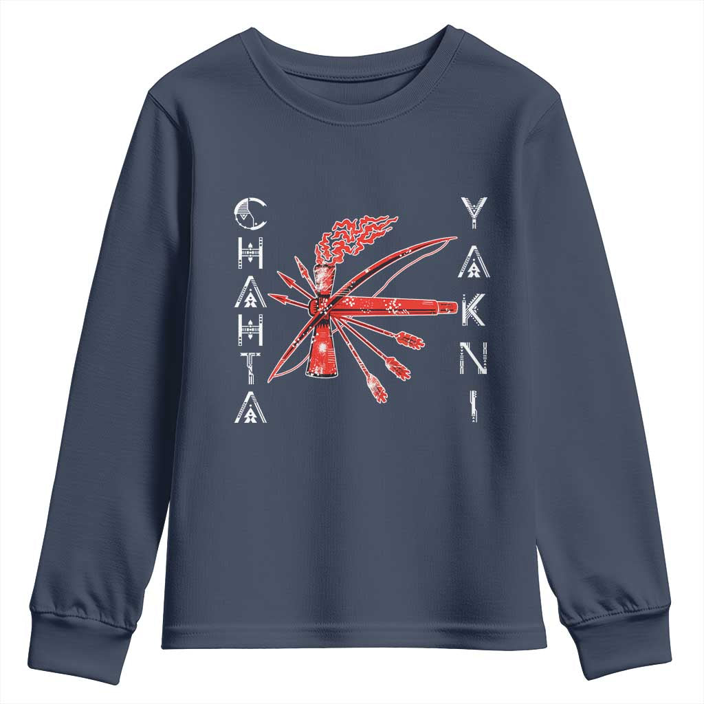 Chahta Yakni Tribe Youth Sweatshirt Native American Indian Choctaw Nation Culture - Wonder Print Shop