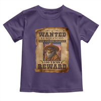 Funny Wanted El Squatcho Toddler T Shirt Hide And Seek Champion Western Poncho Mexican Bigfoot - Wonder Print Shop