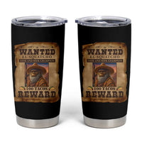 Funny Wanted El Squatcho Tumbler Cup Hide And Seek Champion Western Poncho Mexican Bigfoot - Wonder Print Shop