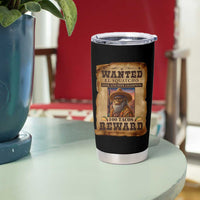 Funny Wanted El Squatcho Tumbler Cup Hide And Seek Champion Western Poncho Mexican Bigfoot - Wonder Print Shop